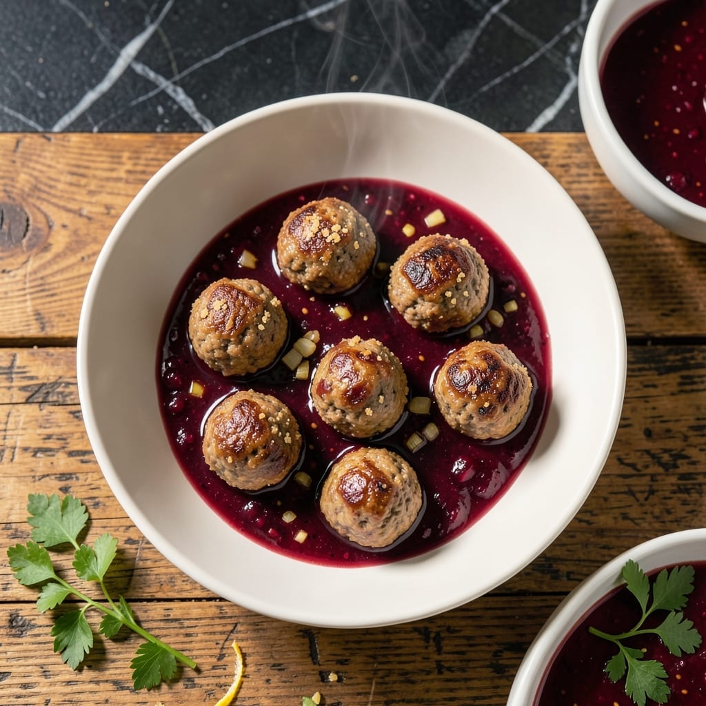 Meatball Recipe With Cranberry Sauce: Sweet-Tart Holiday Twist Meatball Recipe With Cranberry Sauce: Sweet-Tart Holiday Twist