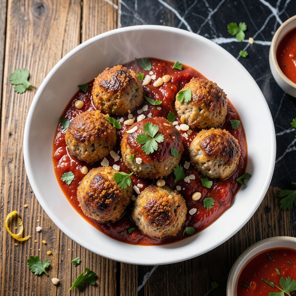 Meatball Turkey Recipe Baked: Oven-Baked Lean and Flavorful Bites Meatball Turkey Recipe Baked: Oven-Baked Lean and Flavorful Bites