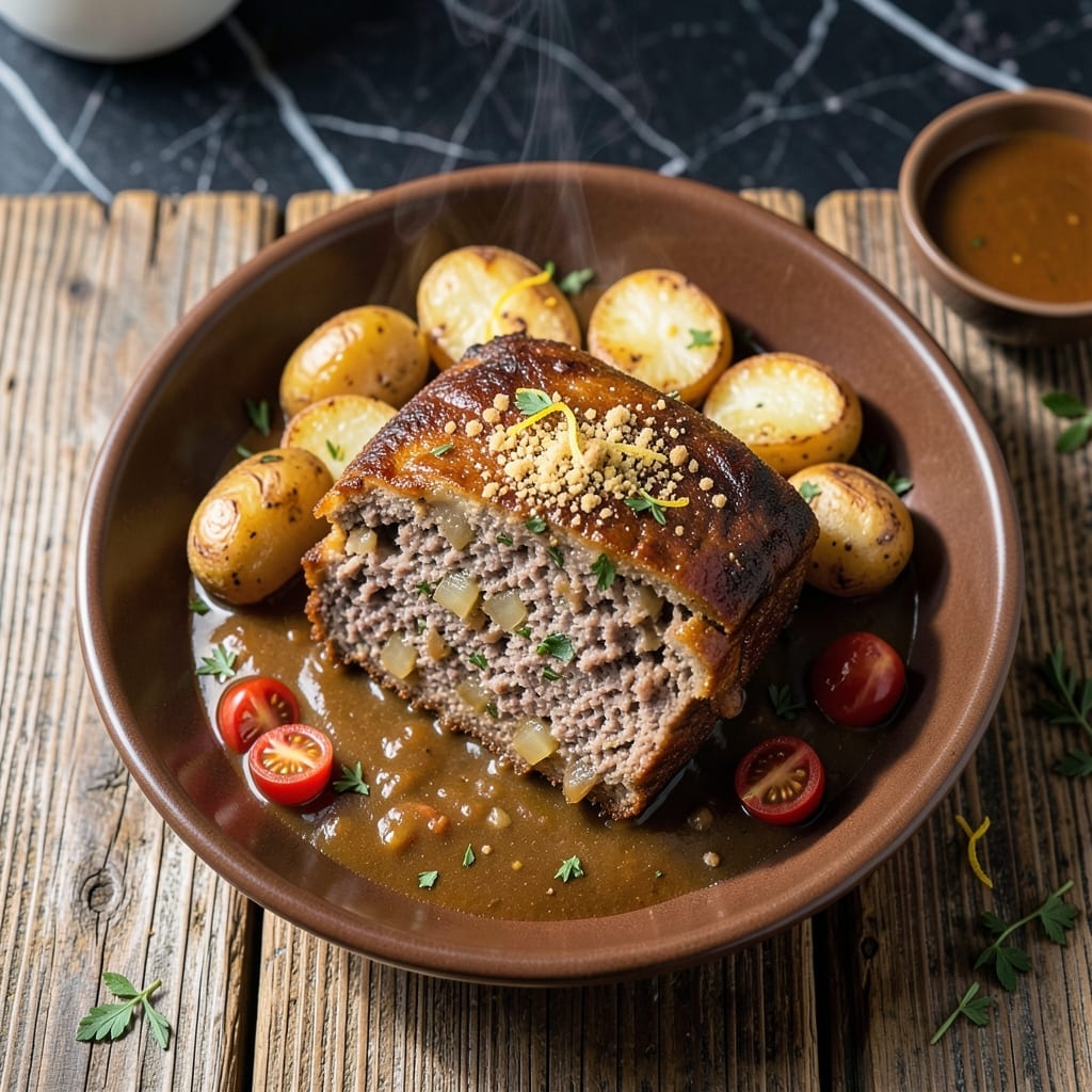 Meatloaf Recipe With French Onion Soup Mix: Moist Center With Savory Crust Meatloaf Recipe With French Onion Soup Mix: Moist Center With Savory Crust