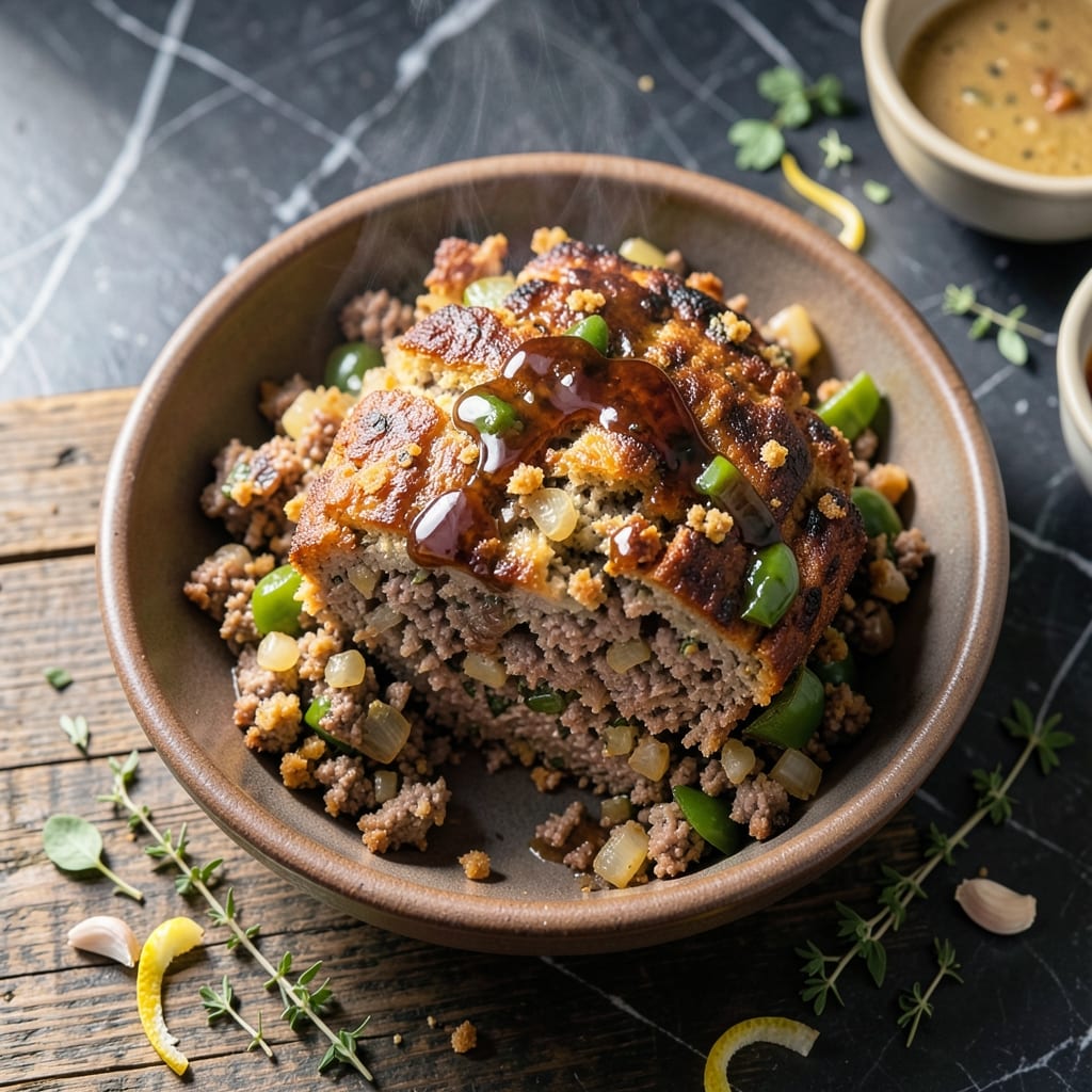 Comprehensive Meatloaf Recipe With Stuffing Mix: Moist and Savory With Herb Infused Crust visual reference