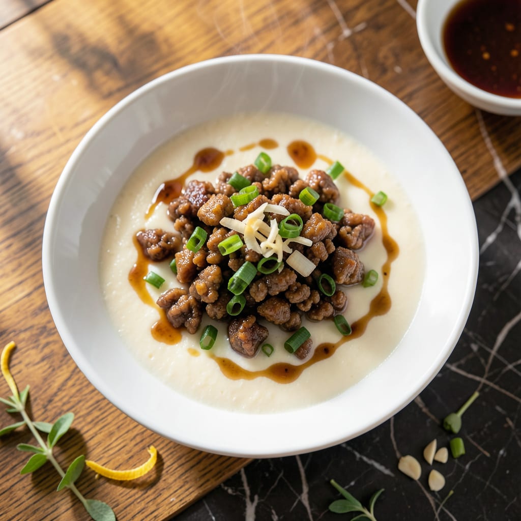 Minced Pork Steam Egg Recipe: Silky Smooth Custard With Savory Depth illustration with key details
