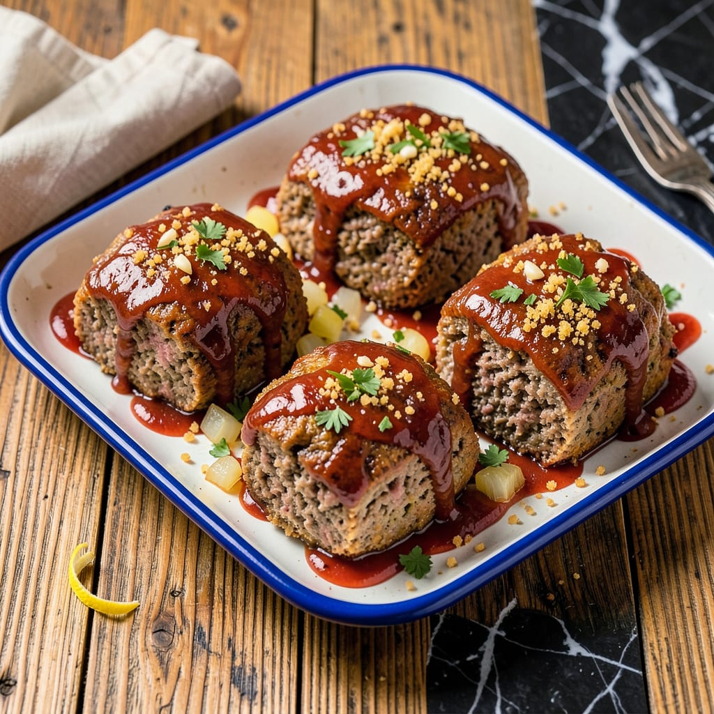 Mini Meatloaf Recipe Pioneer Woman: Individual Portions With Homestyle Flavor example with annotations