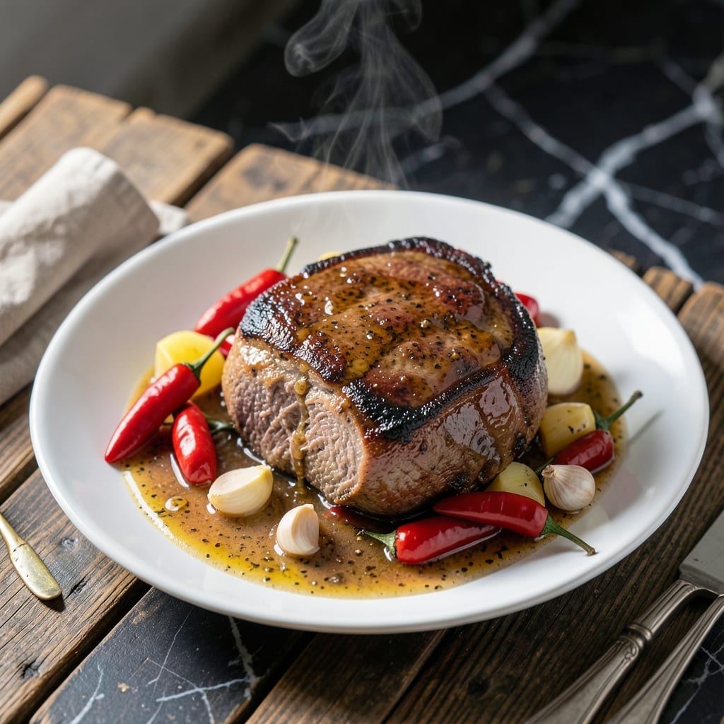 Mississippi Pot Roast Recipe Crock Pot: Slow Cooked Pepperoncini Tenderness illustration with key details