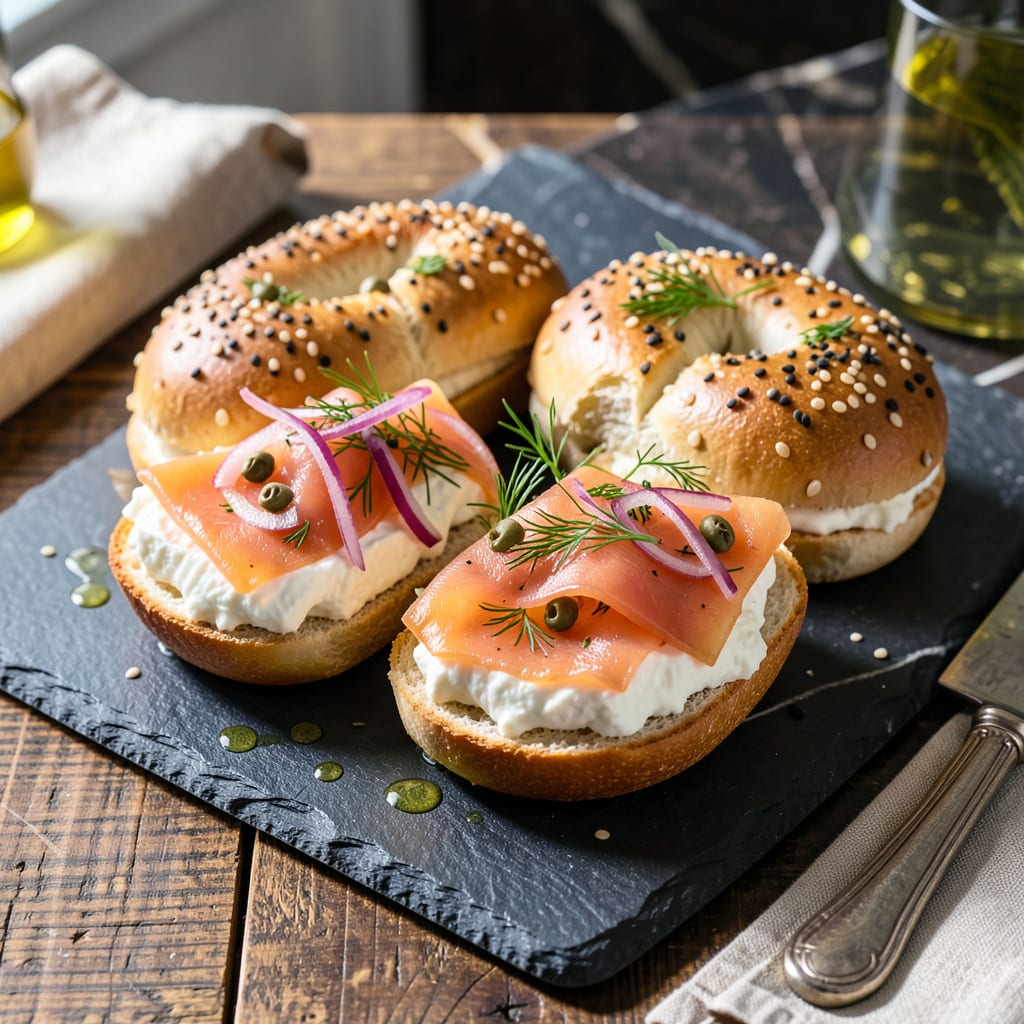 Complete nova lox bagel recipe overview image