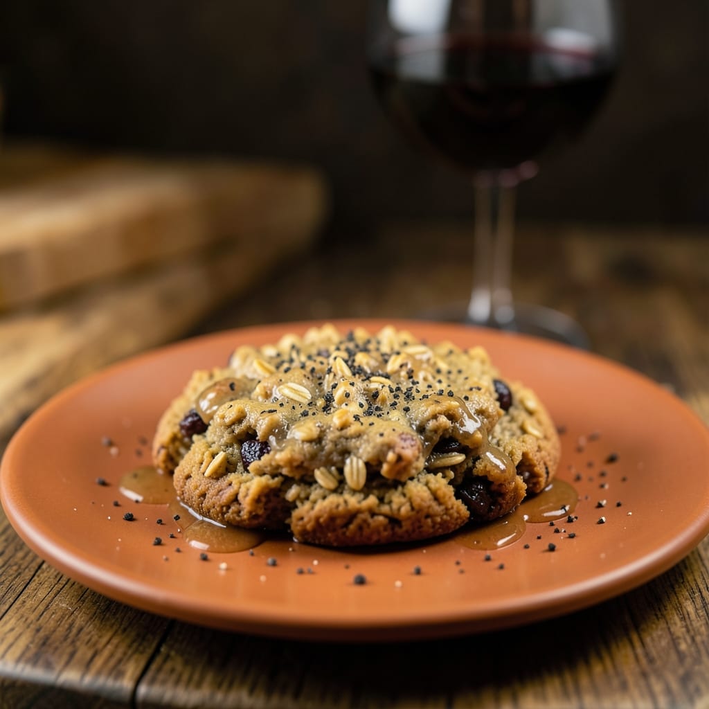 Complete oatmeal raisin cookie recipe with quick oats overview image