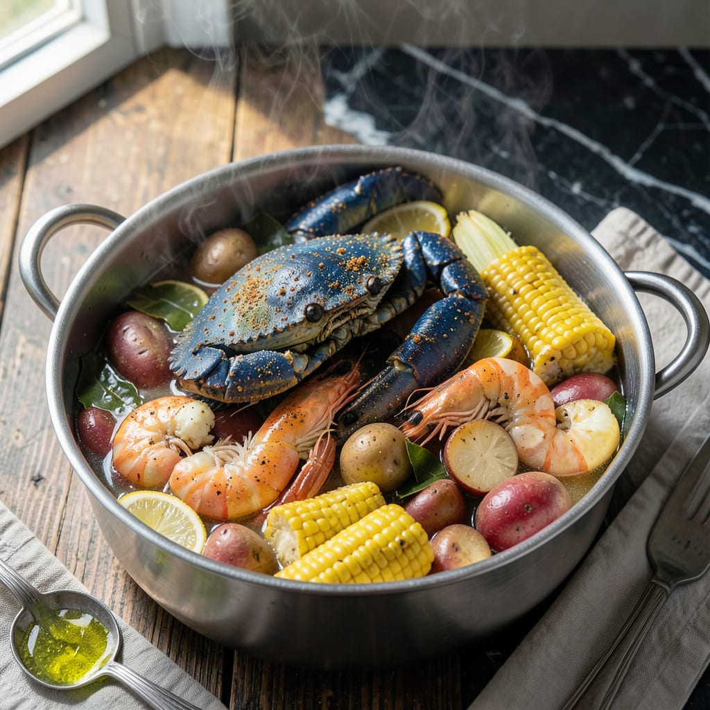 Complete Old Bay Seafood Steam Pot Recipe: Coastal Feast in One Pot overview image