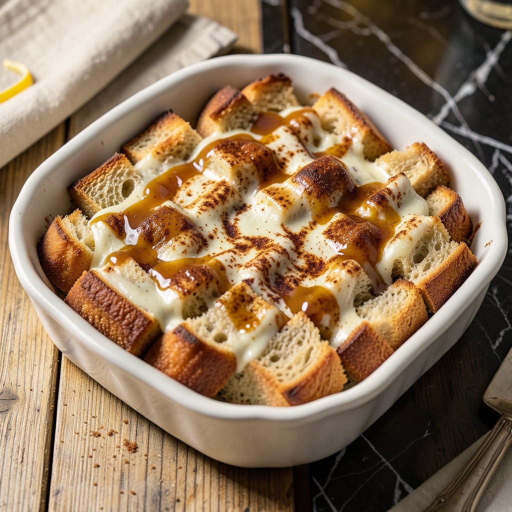 Old Country Buffet Bread Pudding Recipe: Warm Cinnamon Comfort in Every Bite illustration with key details
