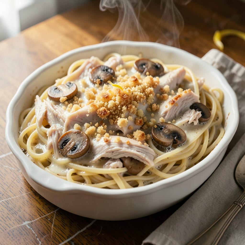 Original Betty Crocker Turkey Tetrazzini Recipe: Creamy, Comforting Classic example with annotations