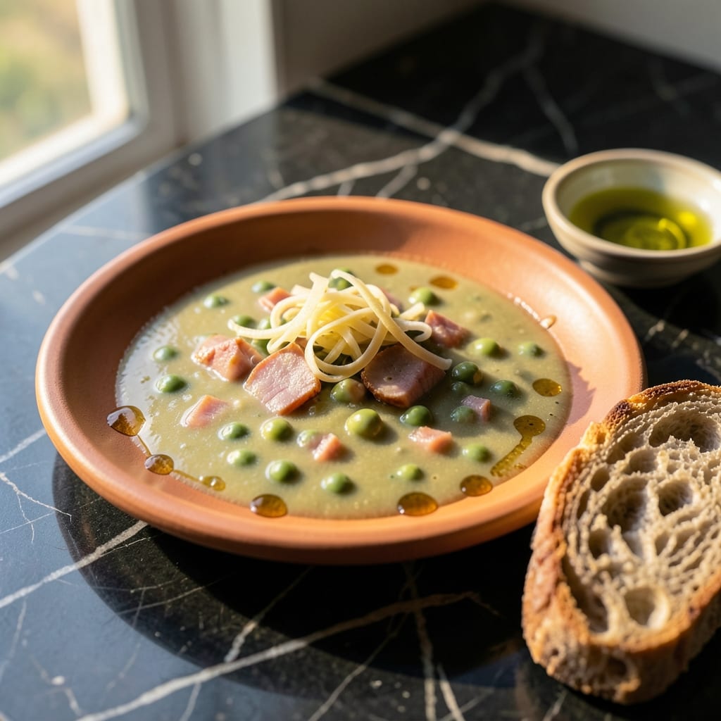 pea soup recipe with ham detailed visual guide