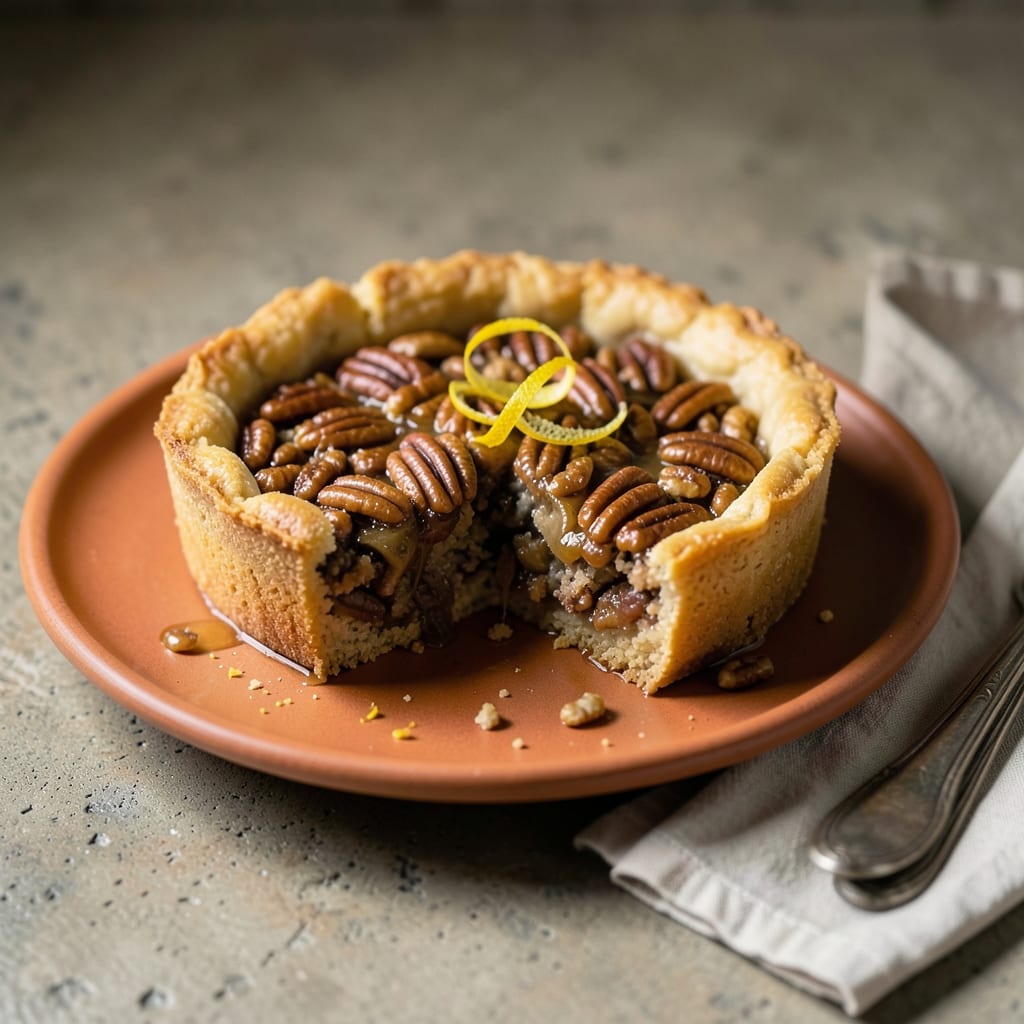 pecan pie recipe no corn syrup example with annotations