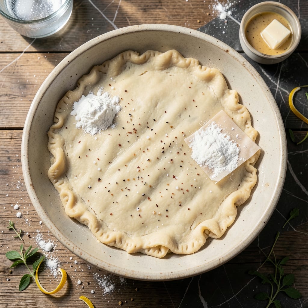 pie crust recipe with lard example with annotations
