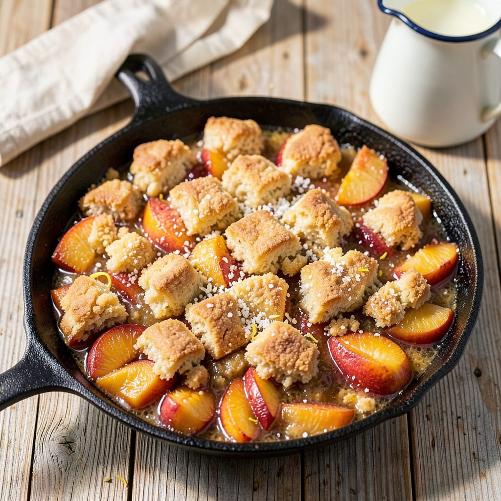 Pioneer Woman Peach Cobbler Recipe: Buttery Crust Meets Juicy Peaches illustration with key details