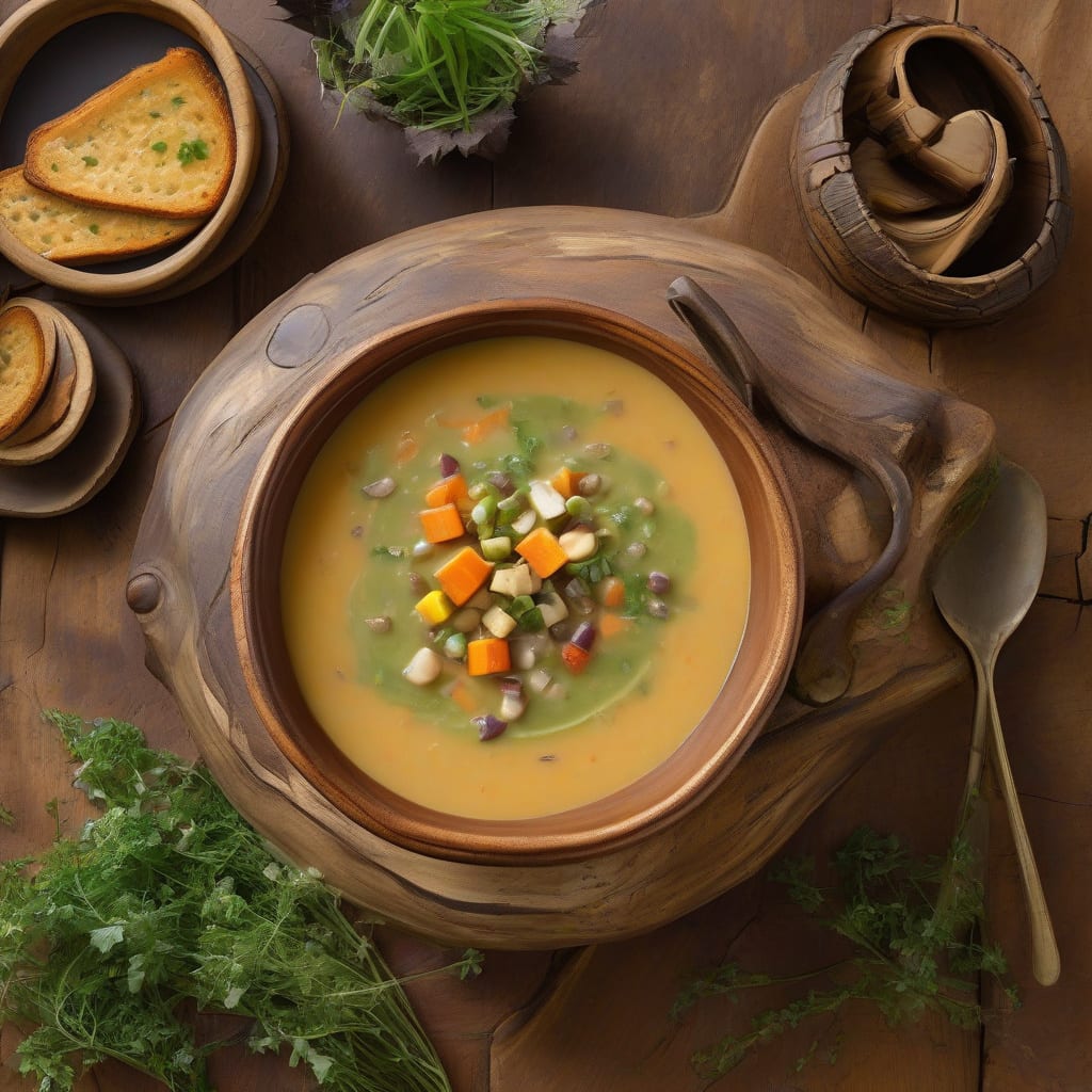 Complete Pirates Voyage Creamy Vegetable Soup Recipe: Comforting Bowl of Creamy Goodness overview image