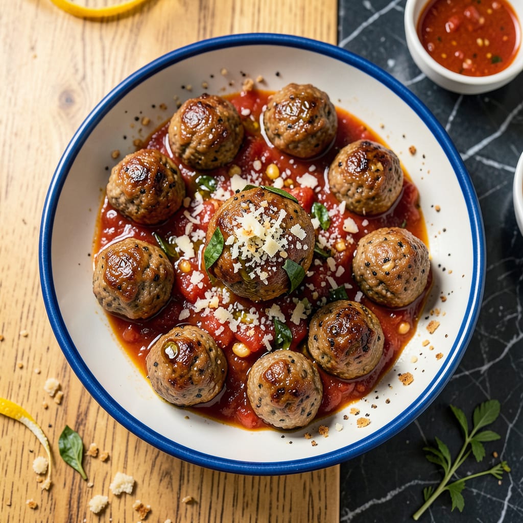 Pork and Beef Meatballs Recipe: Juicy, Herb Infused Perfection Every Time illustration with key details