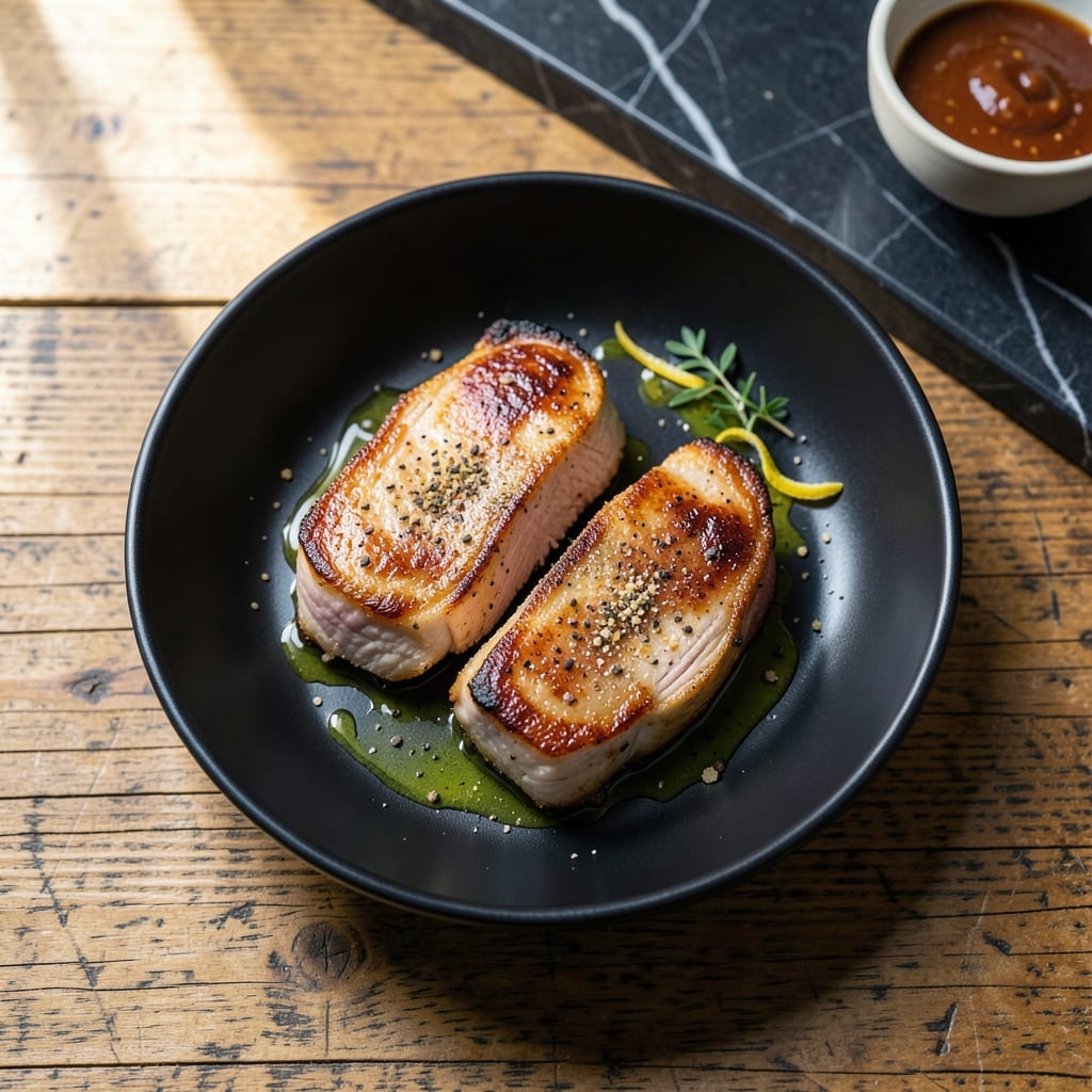Visual representation of pork chop recipe airfryer