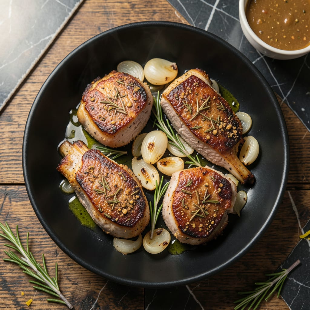 Comprehensive Pork Chop Recipes Oven: Herb Crusted Juiciness With Golden Finish visual reference