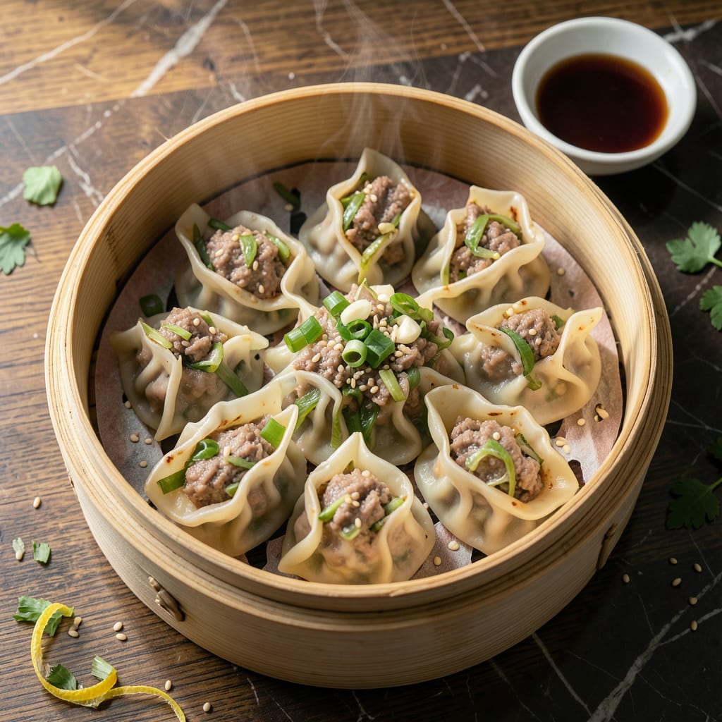 Visual representation of Pork Dumpling Recipe Steamed: Authentic Cantonese Dim Sum Delight