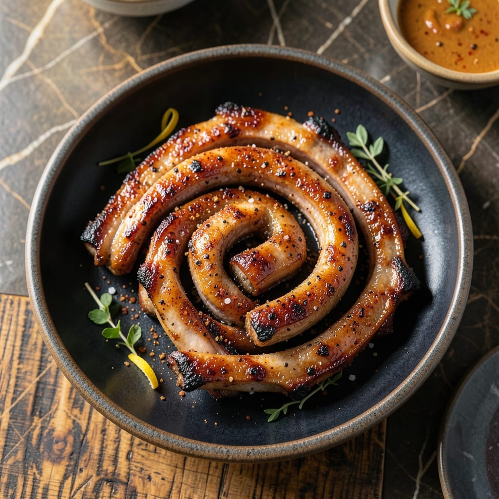 Visual representation of Pork Riblets Recipe Grill: Smoky Char and Fall Off The Bone Tenderness