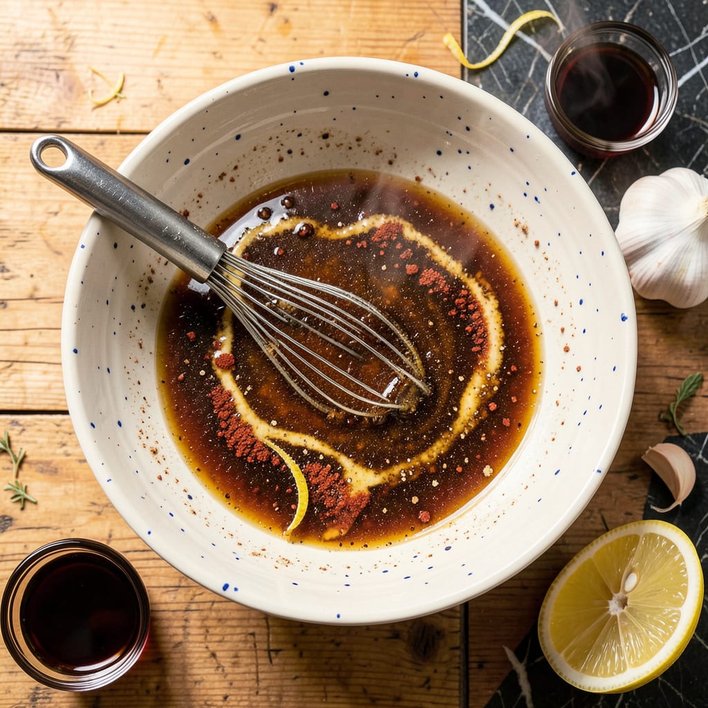 Visual representation of Pork Steak Marinade Recipe: Juicy, Smoky Depth for the Grill