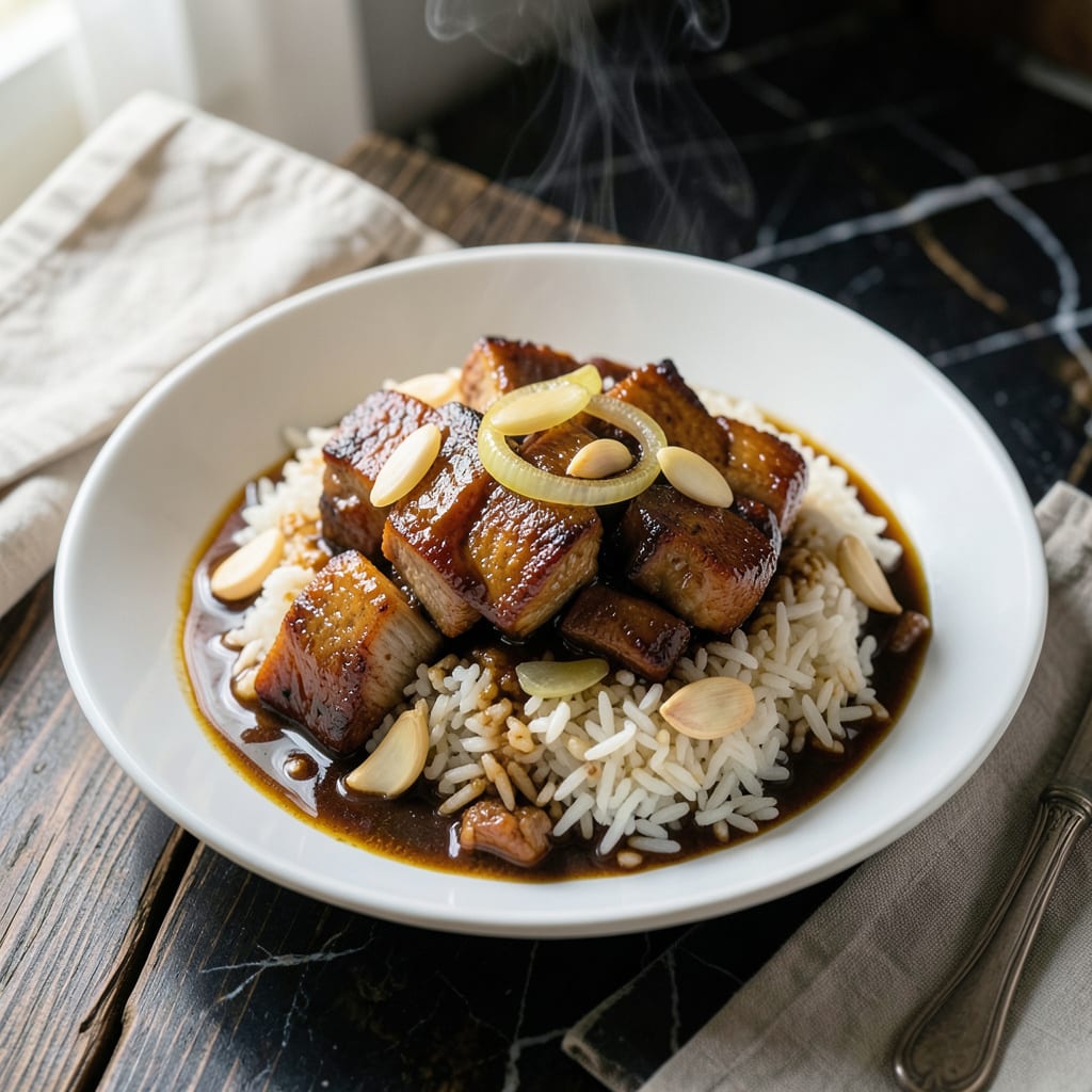 Visual representation of pork steamed rice cebu recipe