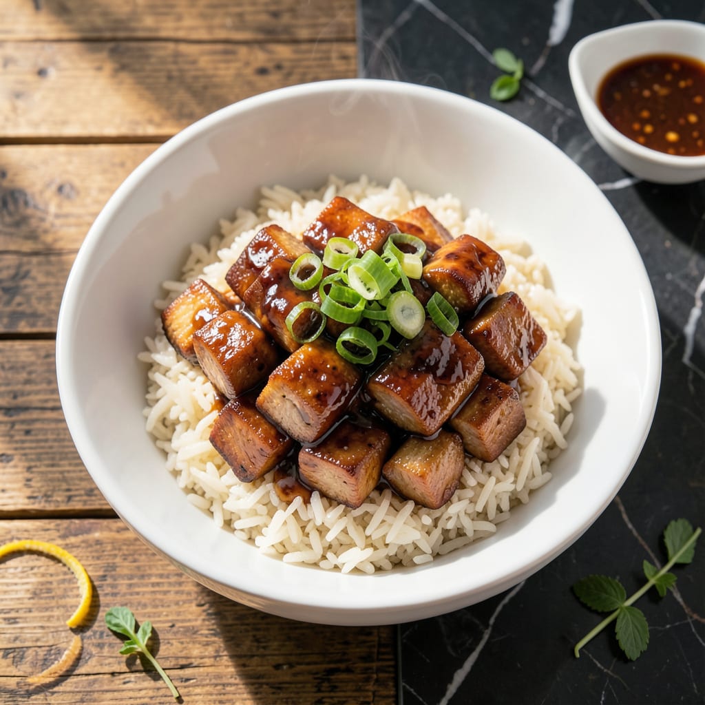 Visual representation of Pork Steamed Rice Recipe: Savory Cantonese Style Comfort Bowl