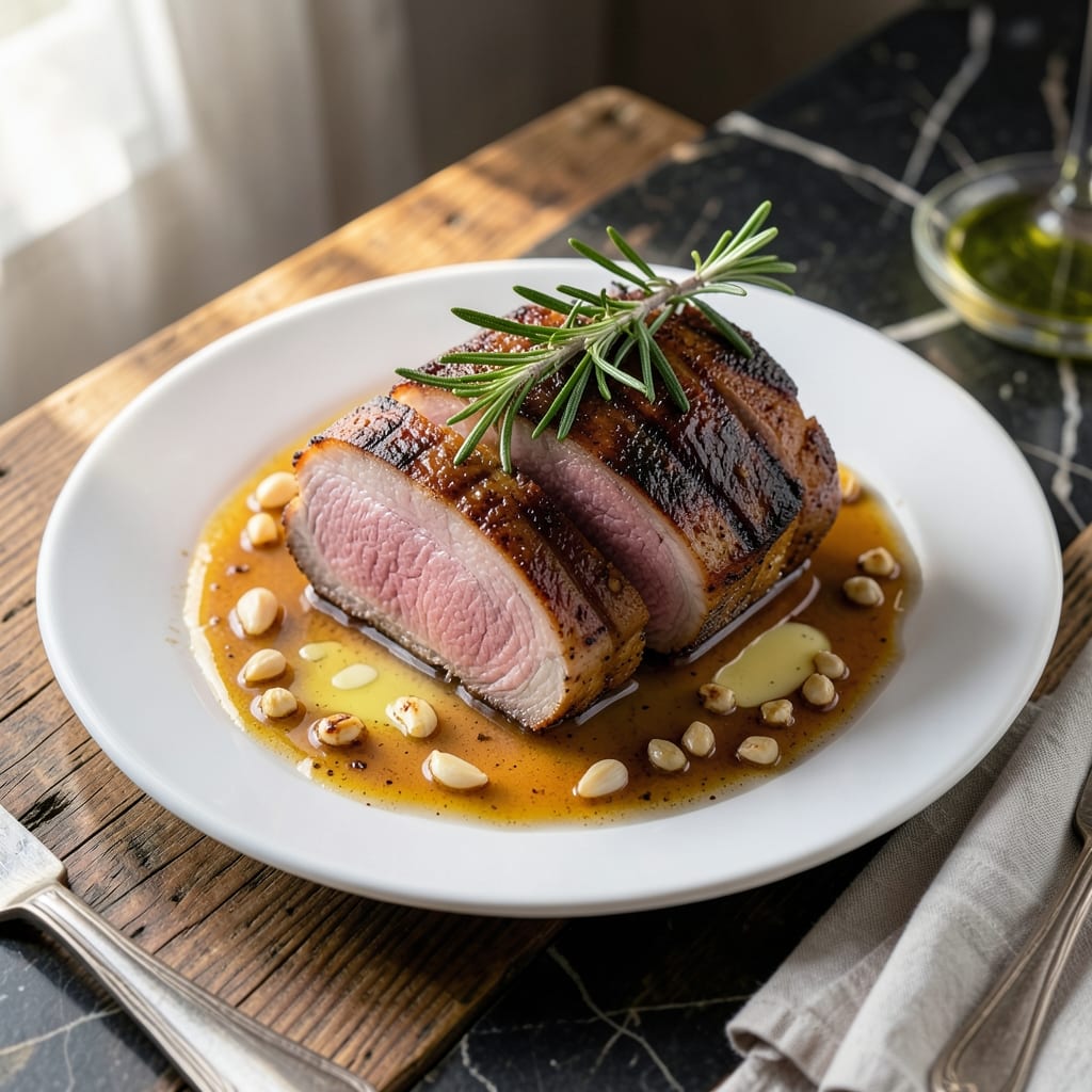 Complete Pork Tenderloin Recipe Stove Top: Pan Seared With Herb Butter Glaze overview image