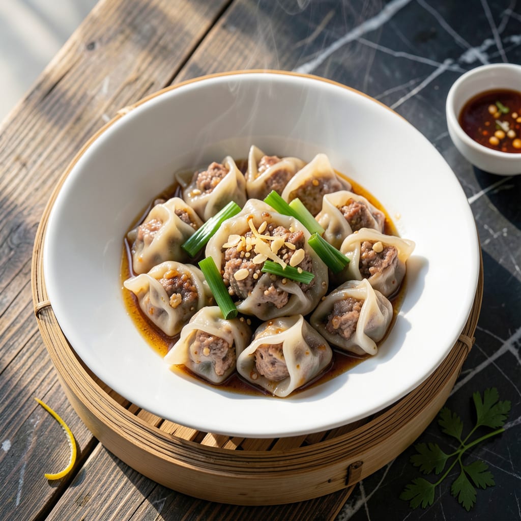 Pork Wonton Recipe Steamed: Silky Parcels With Ginger Scallion Aroma detailed visual guide