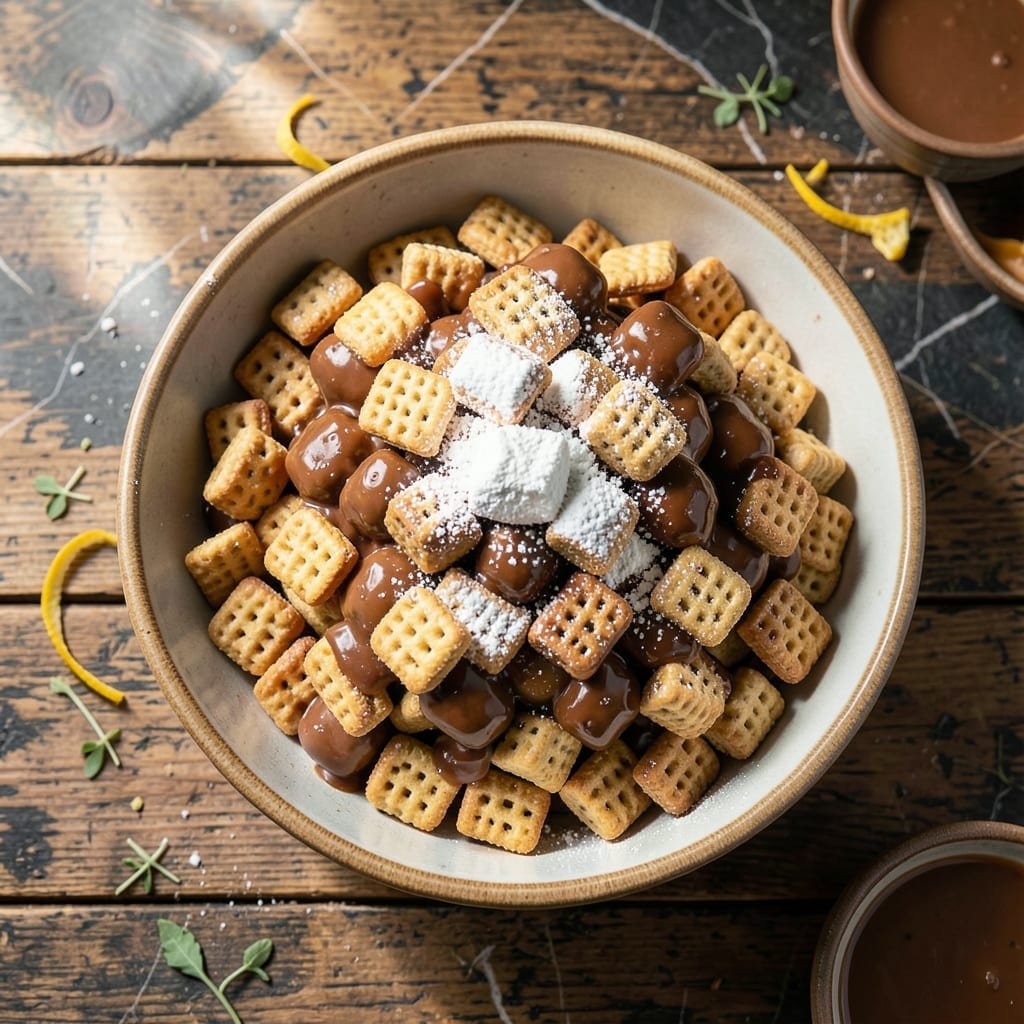 Puppy Chow Recipe Without Peanut Butter: Chocolate-Dusted Crunch for Allergies Puppy Chow Recipe Without Peanut Butter: Chocolate-Dusted Crunch for Allergies