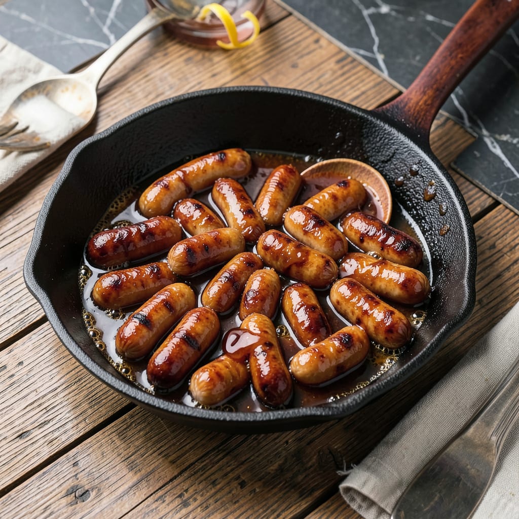 Complete quick little smokies recipe overview image