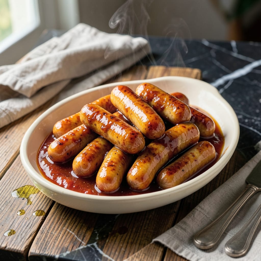 Visual representation of Recipe For Barbecue Cocktail Weenies: Sweet And Smoky Bite Sized Delights