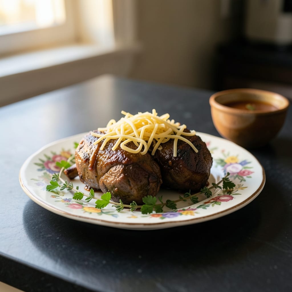 Complete recipe for beef shanks in crock pot overview image