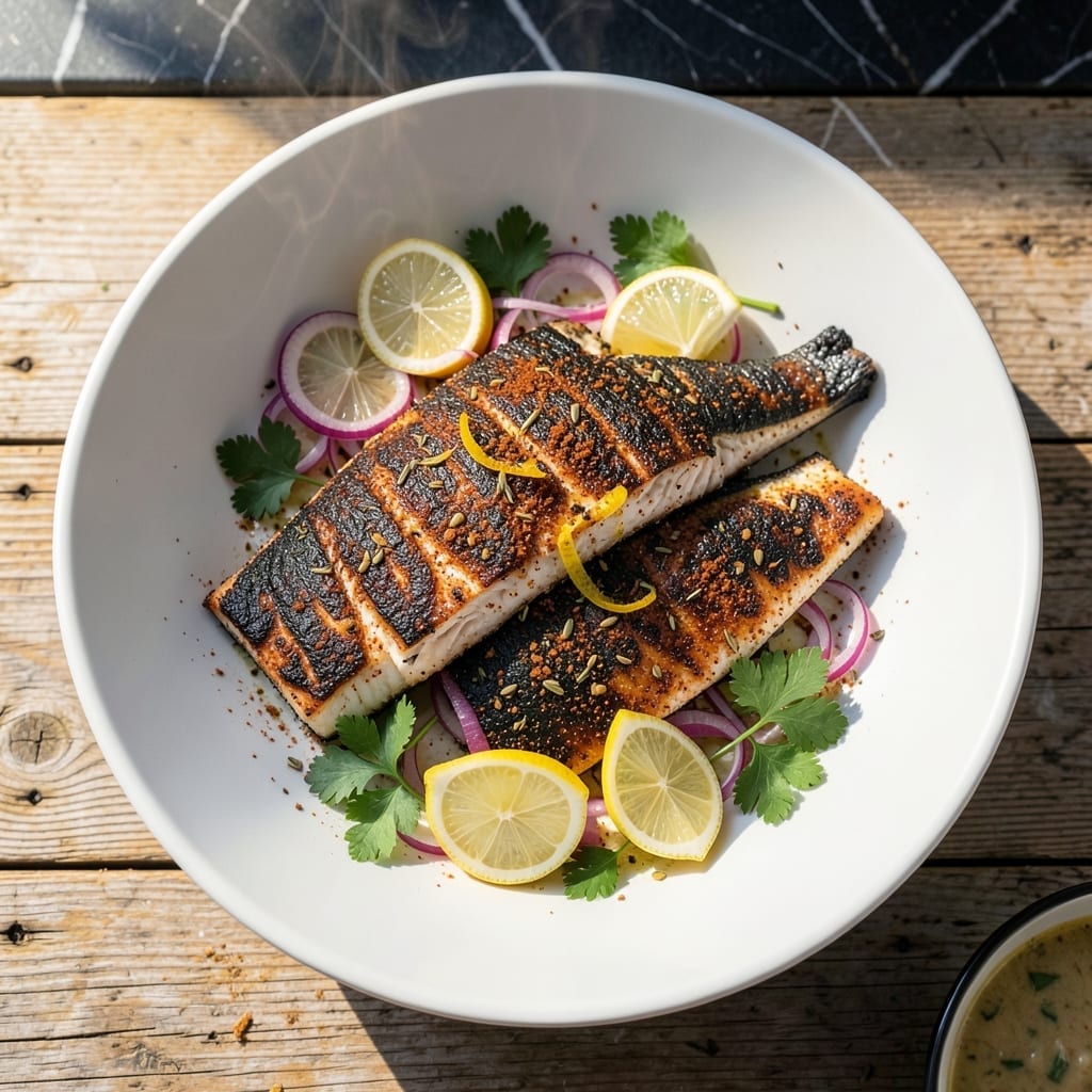 Recipe for Blackened Red Snapper: Cajun-Spiced Crust With Flaky Fish Recipe for Blackened Red Snapper: Cajun-Spiced Crust With Flaky Fish
