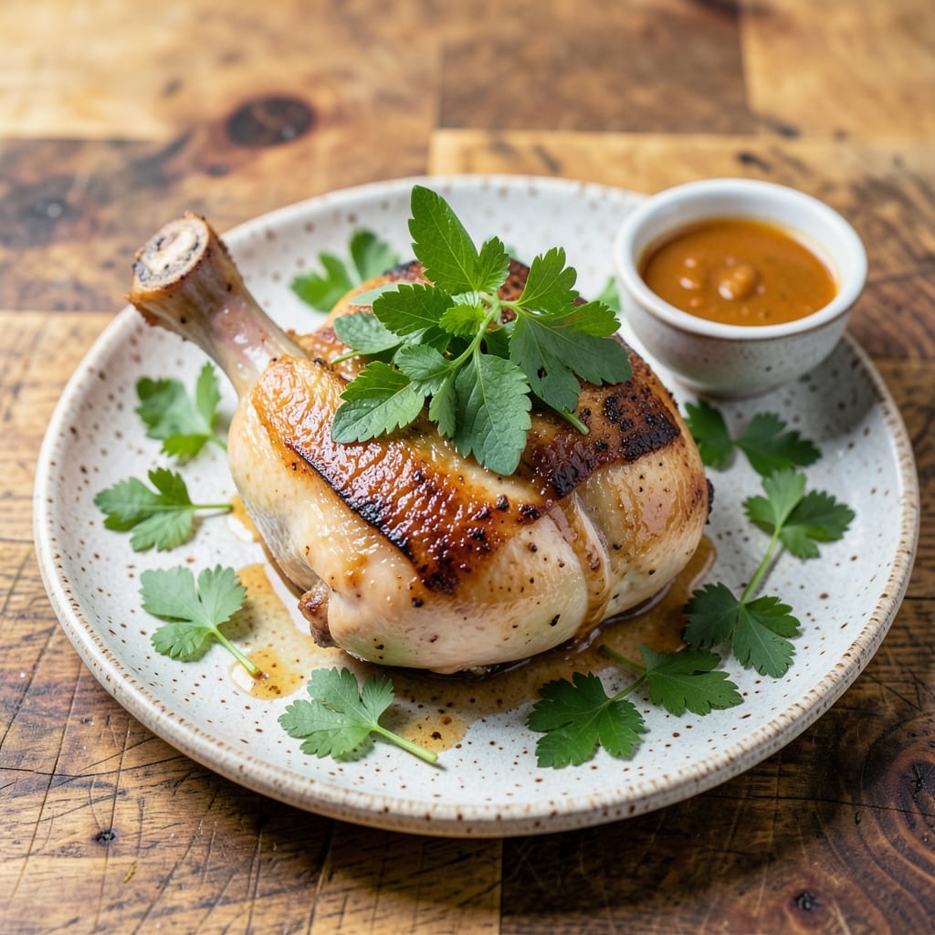 recipe for bone in chicken breast example with annotations