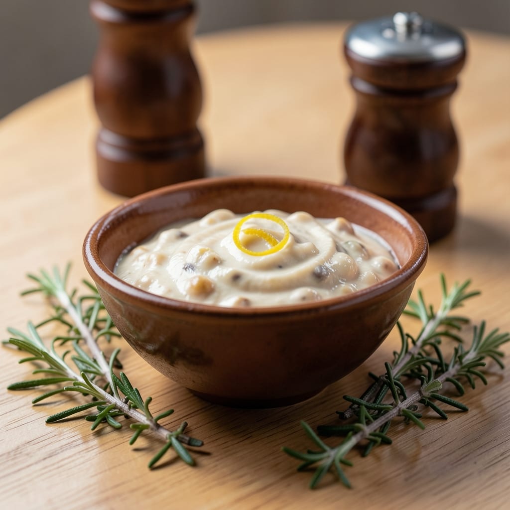 Complete recipe for cannellini bean dip overview image