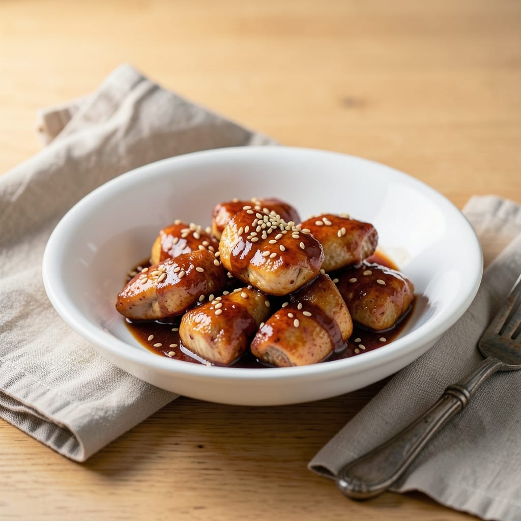 Complete recipe for chicken teriyaki in slow cooker overview image