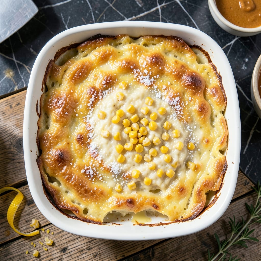 Complete Recipe for Corn Pudding Paula Deen: Southern Style Creamy Custard overview image