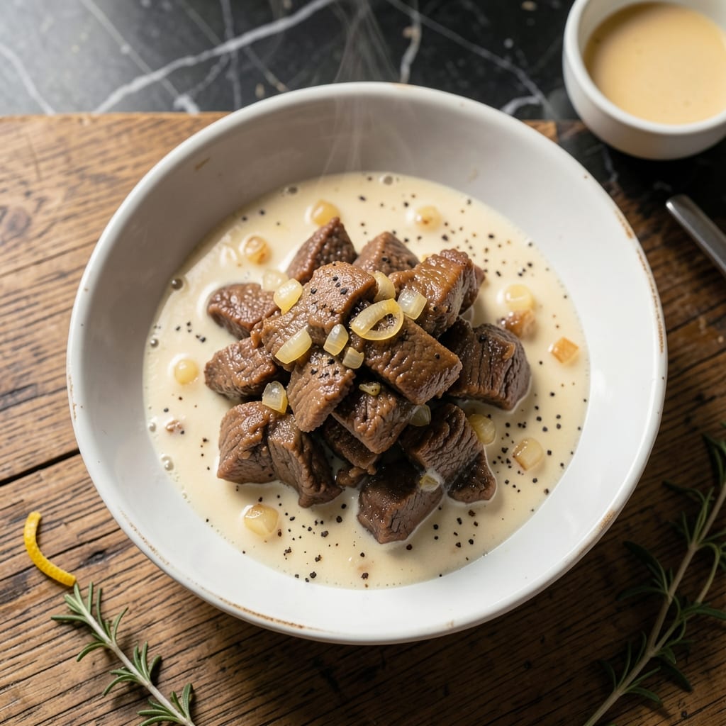 recipe for creamed chipped dried beef detailed visual guide