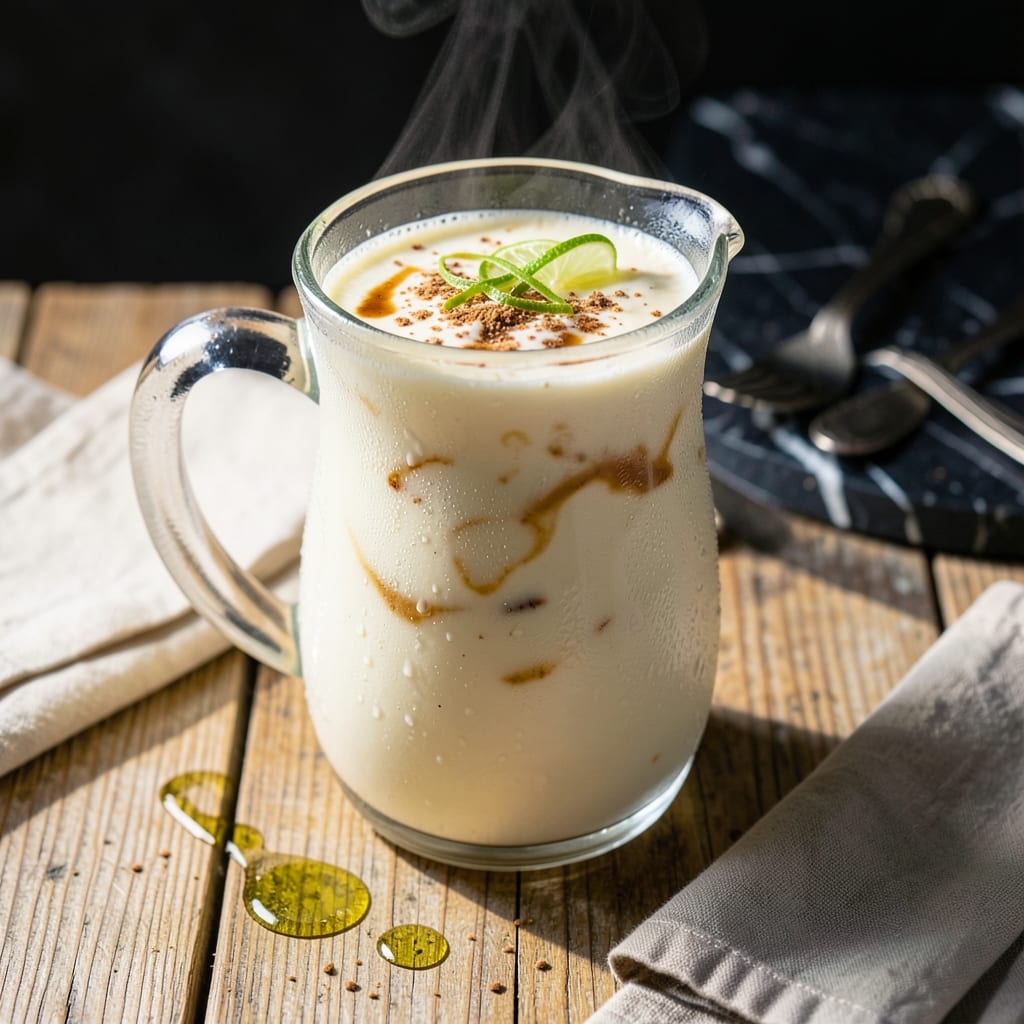 Visual representation of Recipe For Puerto Rican Coquito Drink: Creamy Coconut Holiday Elixir