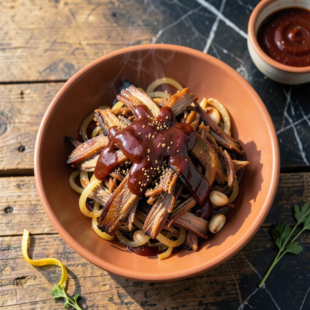 Complete Recipe For Pulled Pork in Crock Pot With Coke: Soda Braised Tenderness All Day overview image