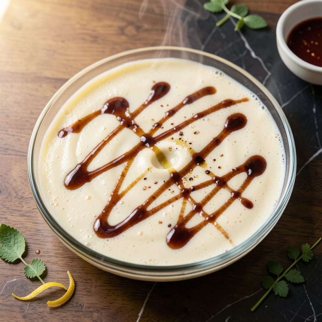 Recipe for Steamed Egg Custard: Cloud Like Texture With Savory Depth detailed visual guide