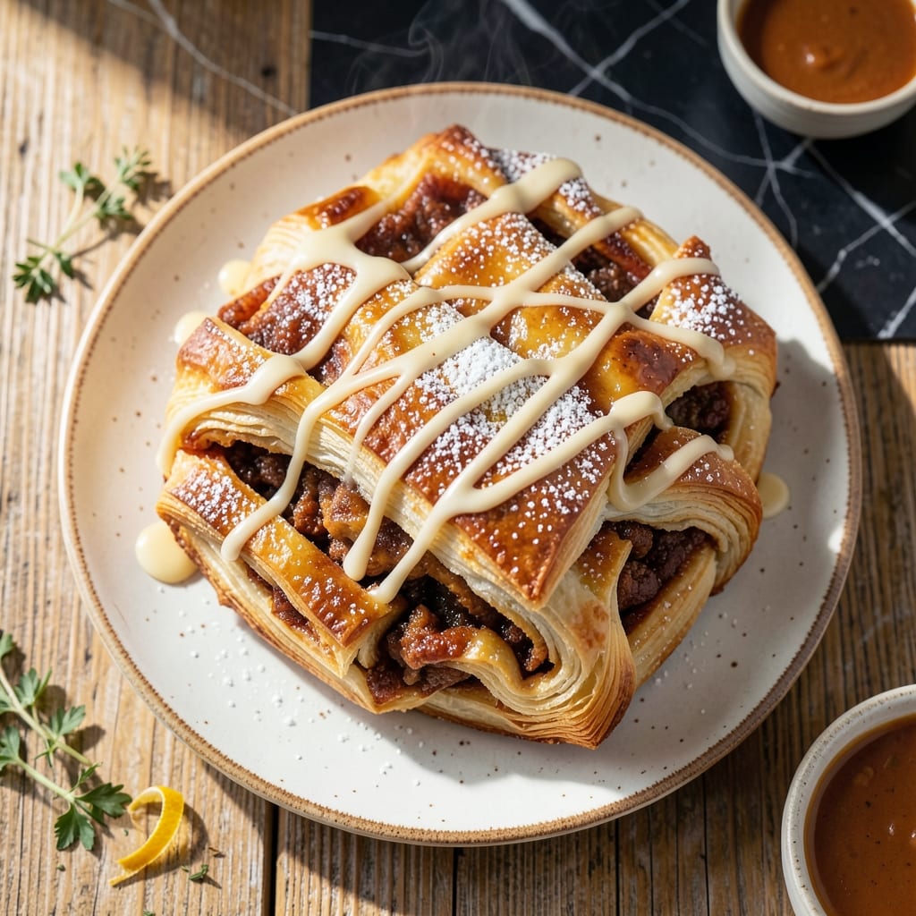 Complete Recipe For Toaster Strudel: Homemade Pastry With Icing Drizzle overview image