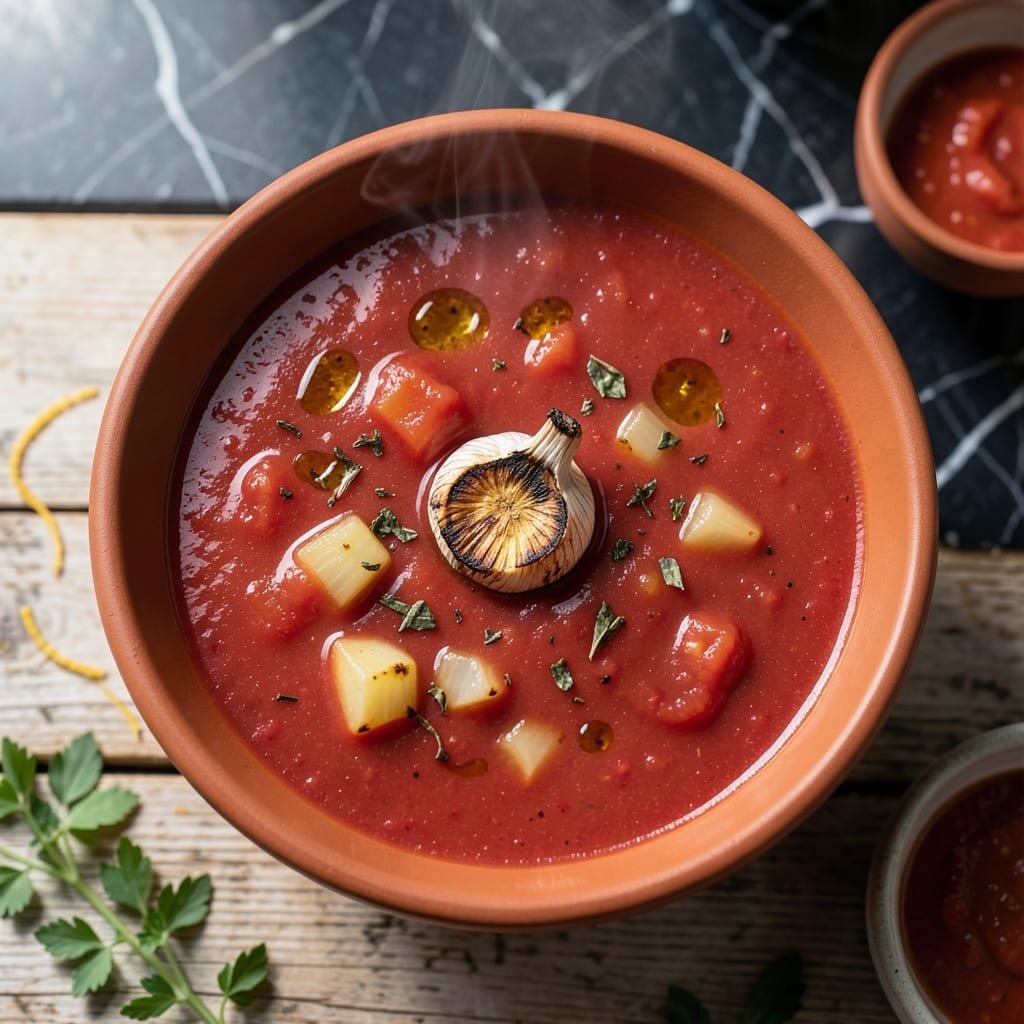 recipe for tomato soup with tinned tomatoes detailed visual guide