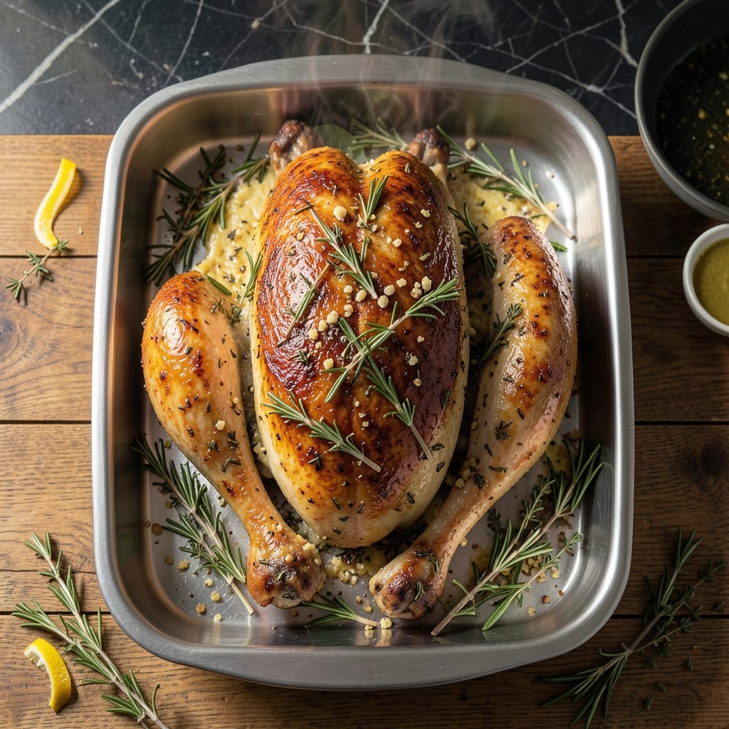 Complete Recipe For Turkey Breast In Roaster Oven: Moist and Golden With Herbed Aroma overview image