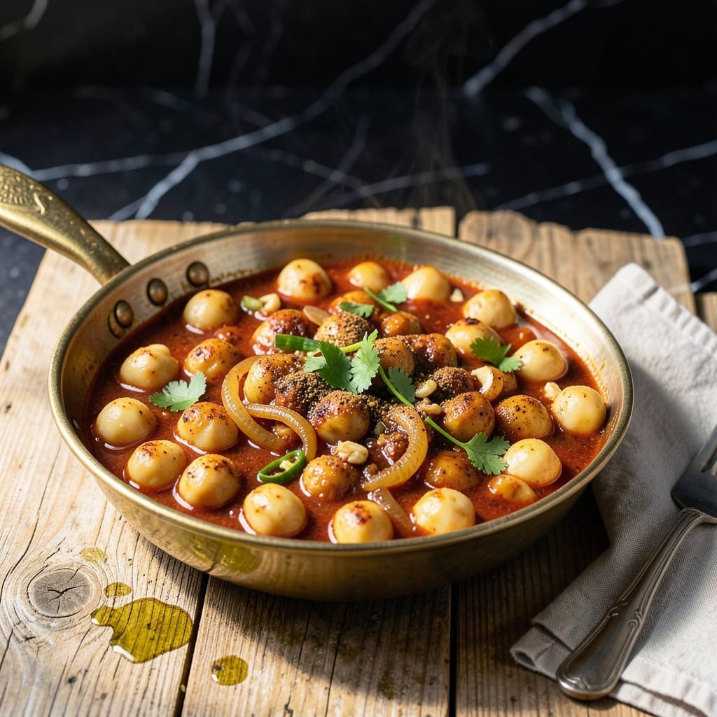 Recipe of Chhole Masala: Spiced Chickpea Curry With Tangy Amchur Kick Recipe of Chhole Masala: Spiced Chickpea Curry With Tangy Amchur Kick