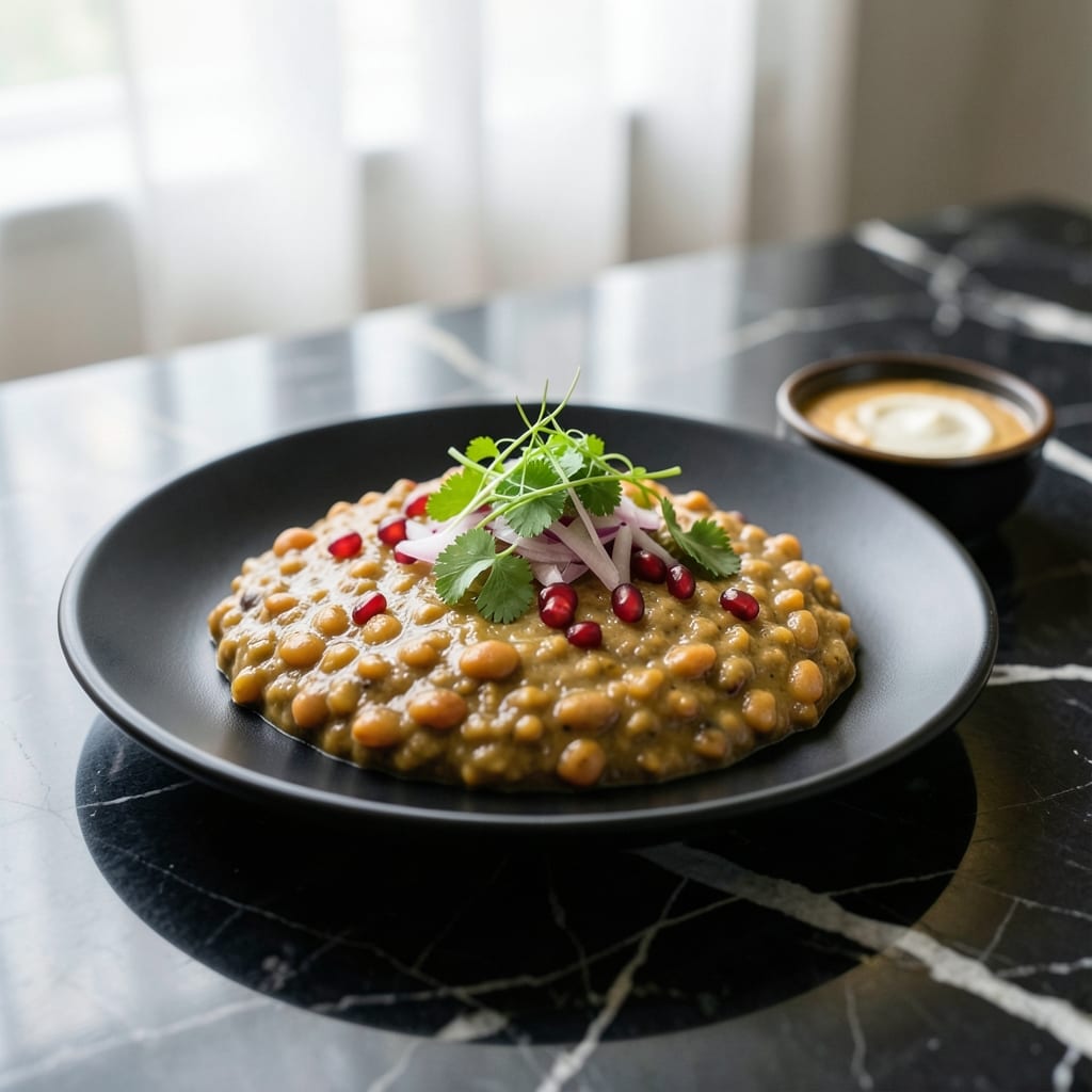 recipe of dal makhni example with annotations