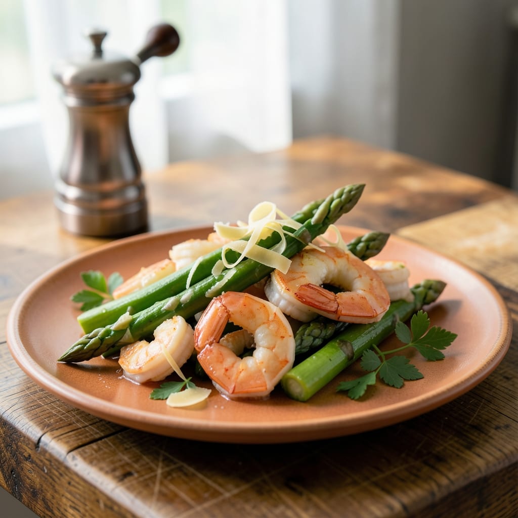 recipe using shrimp and asparagus detailed visual guide