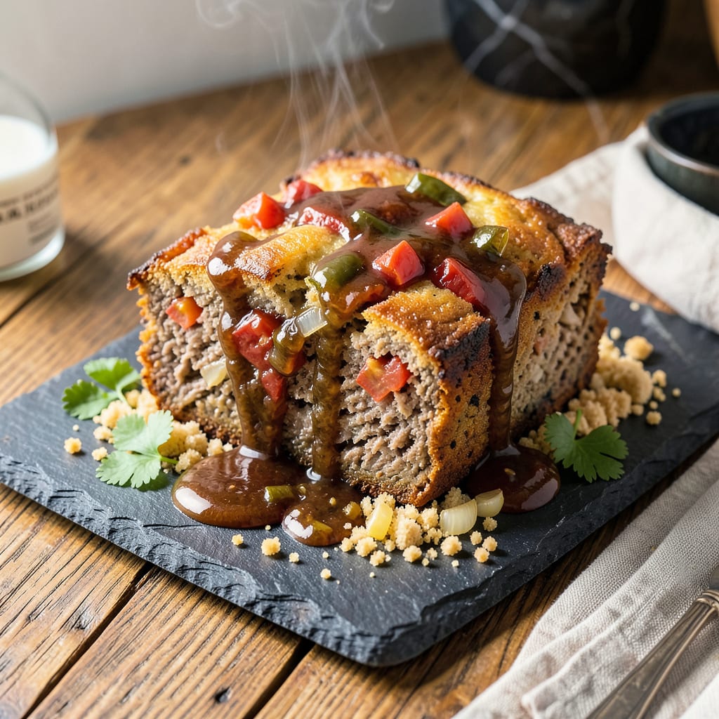 Visual representation of Rotel Meatloaf Recipe: Juicy Tex Mex Twist on a Classic Comfort Dish