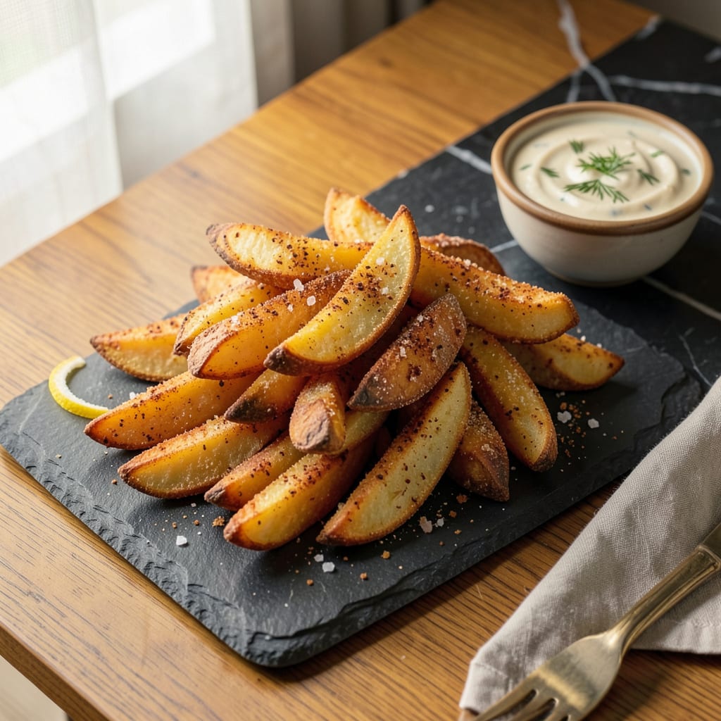 Complete royal farms potato wedges recipe overview image
