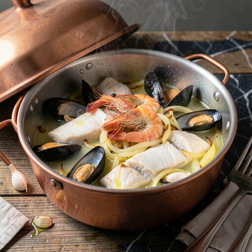 Complete Seafood Steam Pot Recipe: Coastal Feast in One Pot overview image
