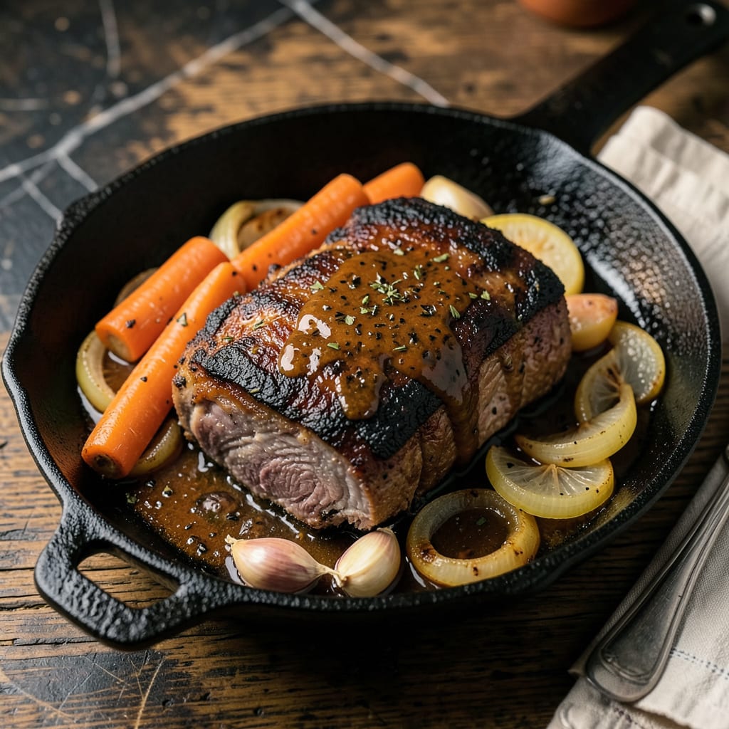 Shoulder Chuck Roast Recipe: Fall Apart Tender in Slow Cooked Perfection example with annotations